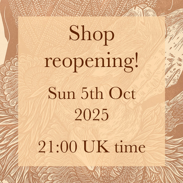 Shop reopens Sunday 5th October 2025 - 21:00 (9 pm) UK time!