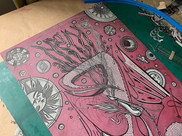 SOLD OUT - Phish tour poster - Pelham AL, signed ARTIST EDITION