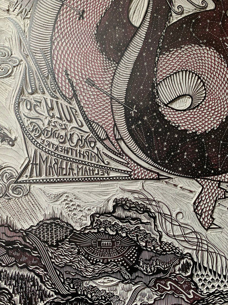 SOLD OUT - Phish tour poster - Pelham AL, signed ARTIST EDITION